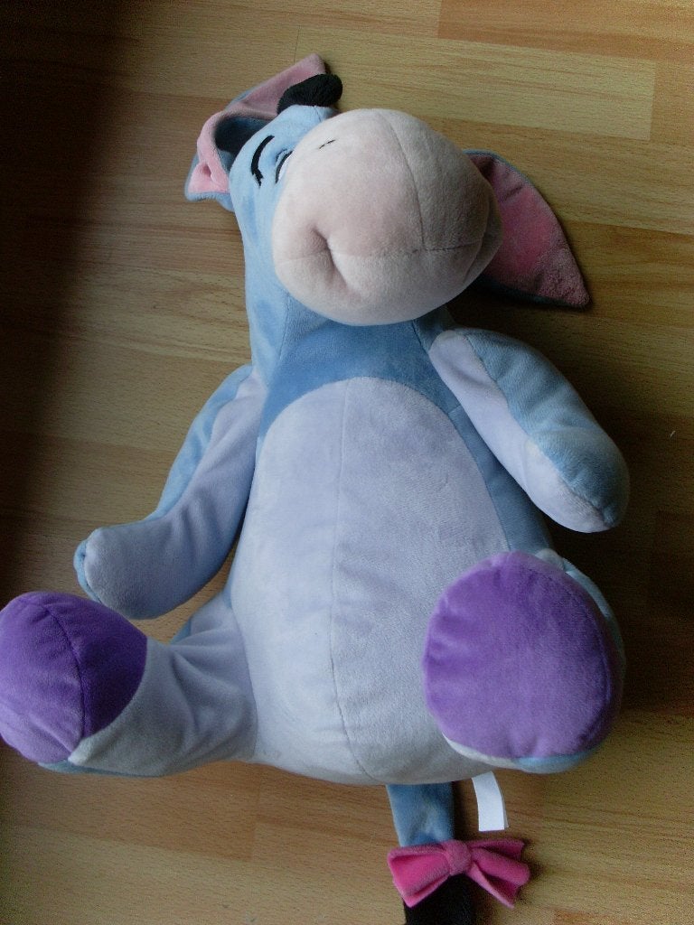 Knuffel Disney Nicotoy Lejoor eeyore 40 cm, Verzamelen, Ophalen of Verzenden, Overige figuren, Zo goed als nieuw, Knuffel