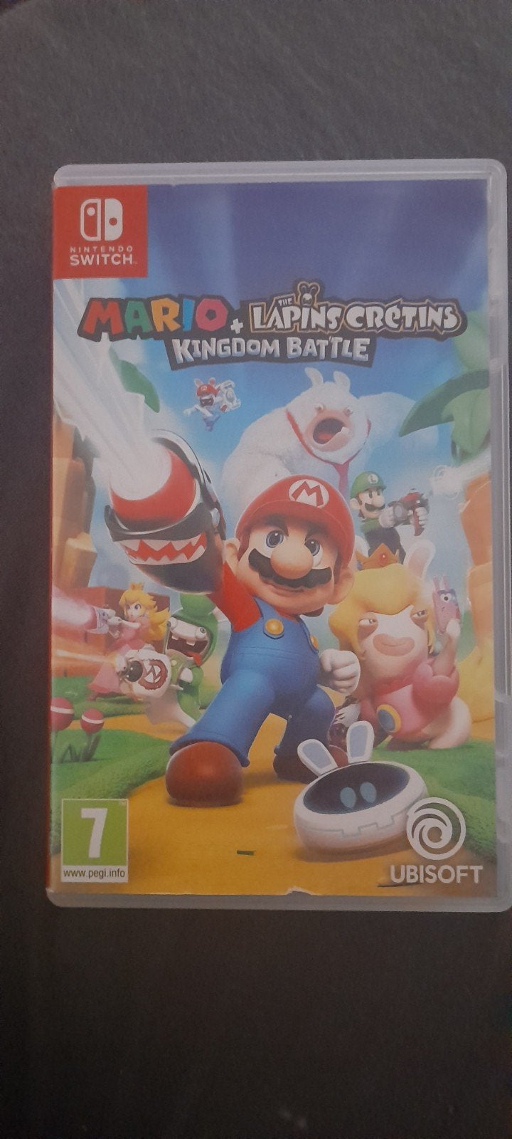 Nintendo switch MARIO+Lapins cretins Kingdom Battle (Frans), Avontuur en Actie, 2 spelers, Eén computer, Ophalen of Verzenden