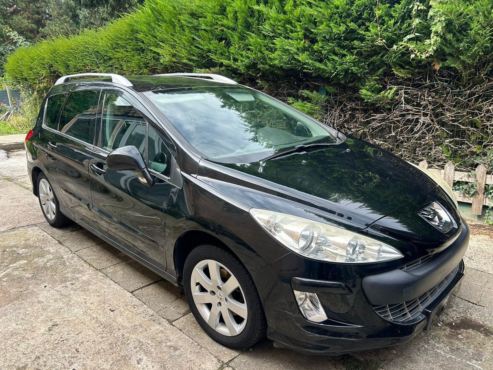 308 SW 1,6cc BENZIN 7PLACES 2011 AIRCO 0032471654764, Autos, Peugeot, Entreprise, 7 places, Boîte manuelle, Noir