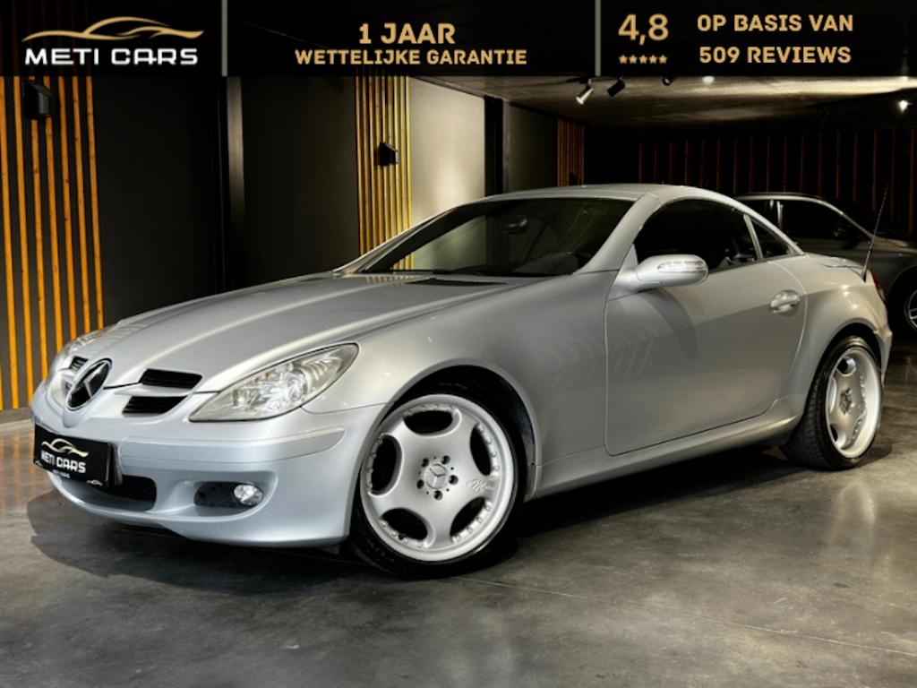 Mercedes-Benz SLK 200 Kompressor | Cabrio | Airco | Radio |, Achat, Entreprise, Boîte manuelle, Noir