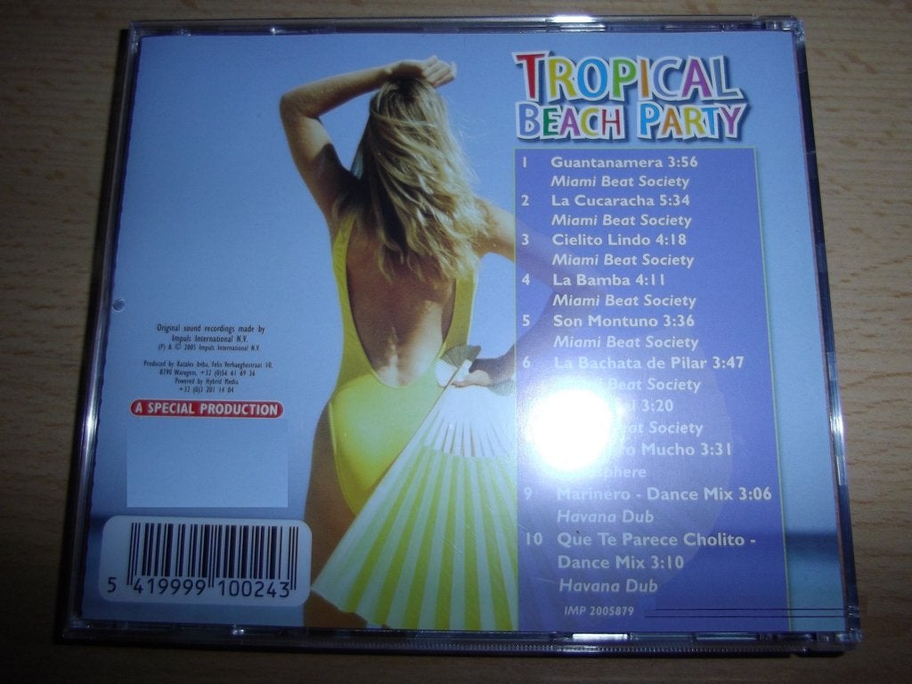 Tropical Beach Party - CD, Cd's en Dvd's, Cd's | Pop, Zo goed als nieuw, Pop, Ophalen of Verzenden