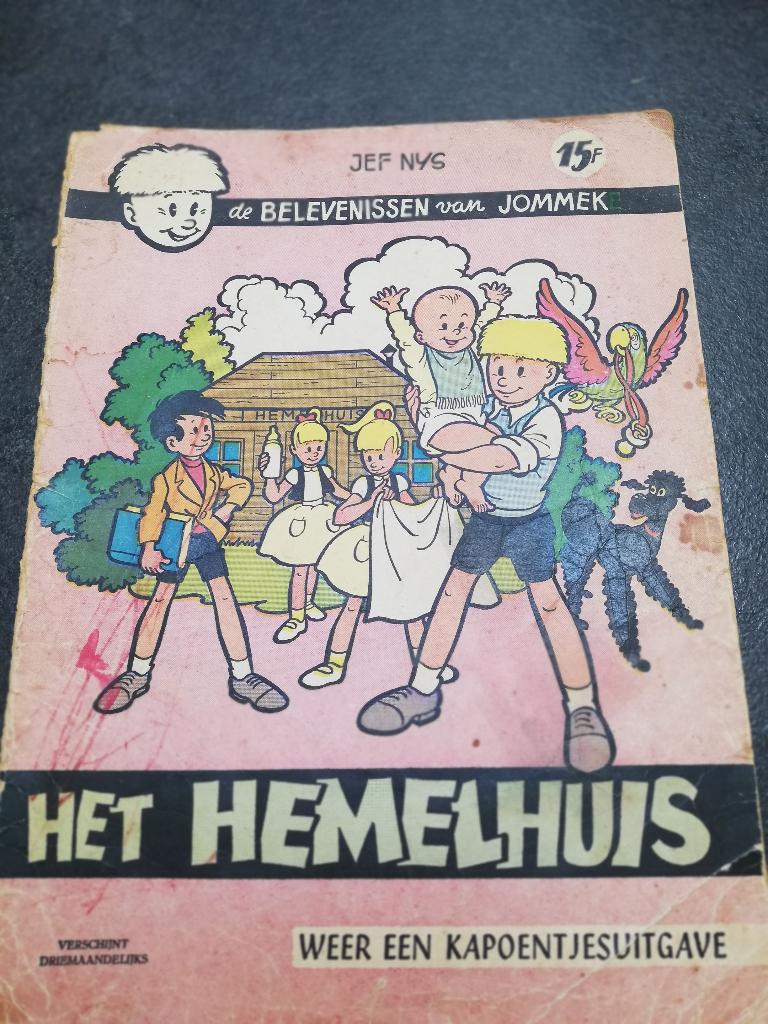 Jommeke 20 strips  (15 x eerste bruine druk), Boeken, Stripverhalen, Meerdere stripboeken, Ophalen of Verzenden, Gelezen, Jef Mys