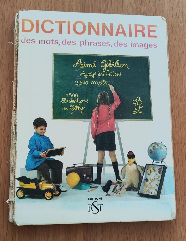Ancien dictionnaire pour enfants avec images, Enlèvement, Utilisé, Livre d'images