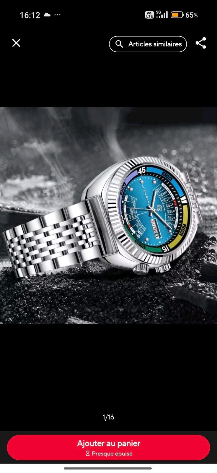 montre orient calender neuve, Bijoux, Sacs & Beauté, Montres | Hommes, Neuf, Seiko, Enlèvement ou Envoi, Acier