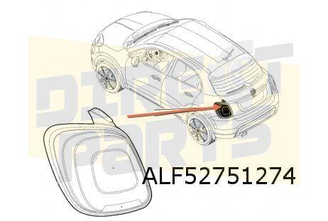 Fiat 500X (1/15-9/18) Achterlicht Rechts OES 51937411, Auto-onderdelen, -, Verzenden, -, Nieuw