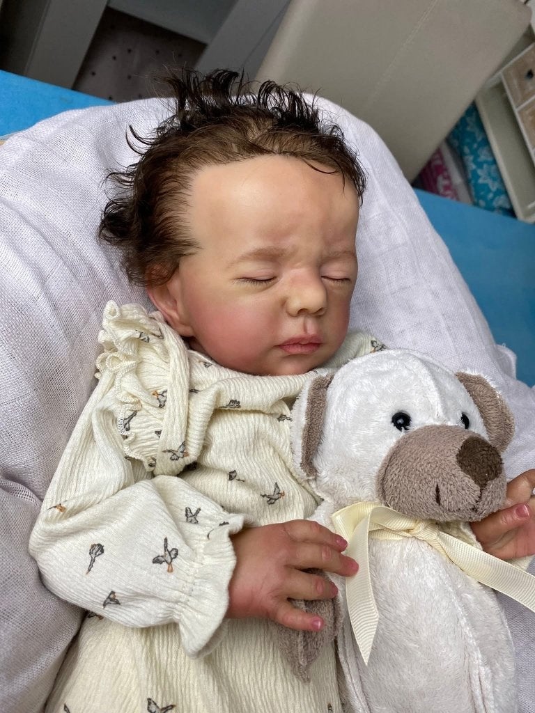 Reborn, Verzamelen, Poppen, Ophalen of Verzenden, Zo goed als nieuw, Pop, Levensecht of Reborn