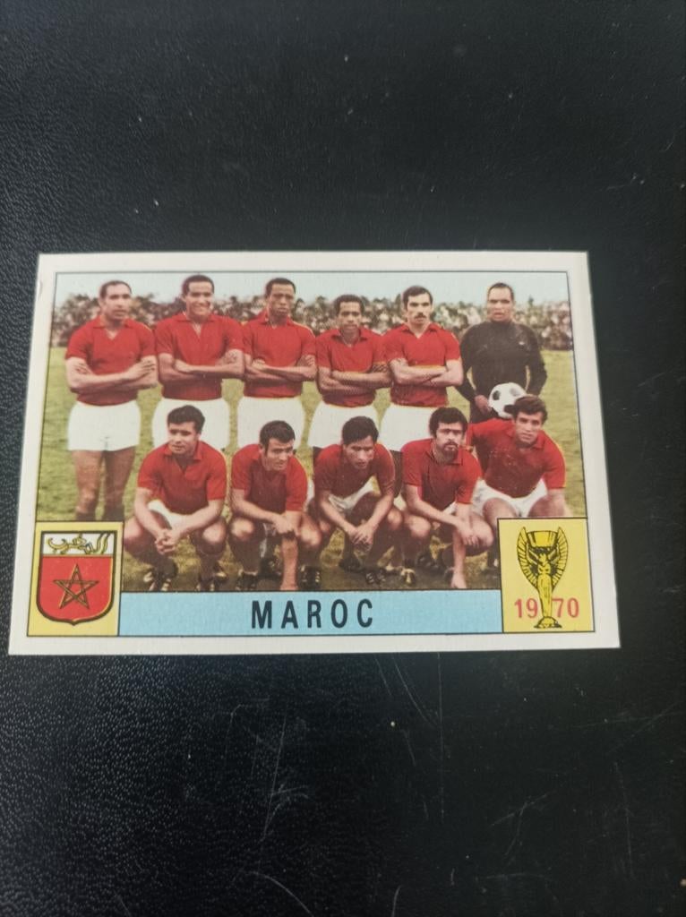 Panini Mexico 70 team Marokko, Ophalen of Verzenden