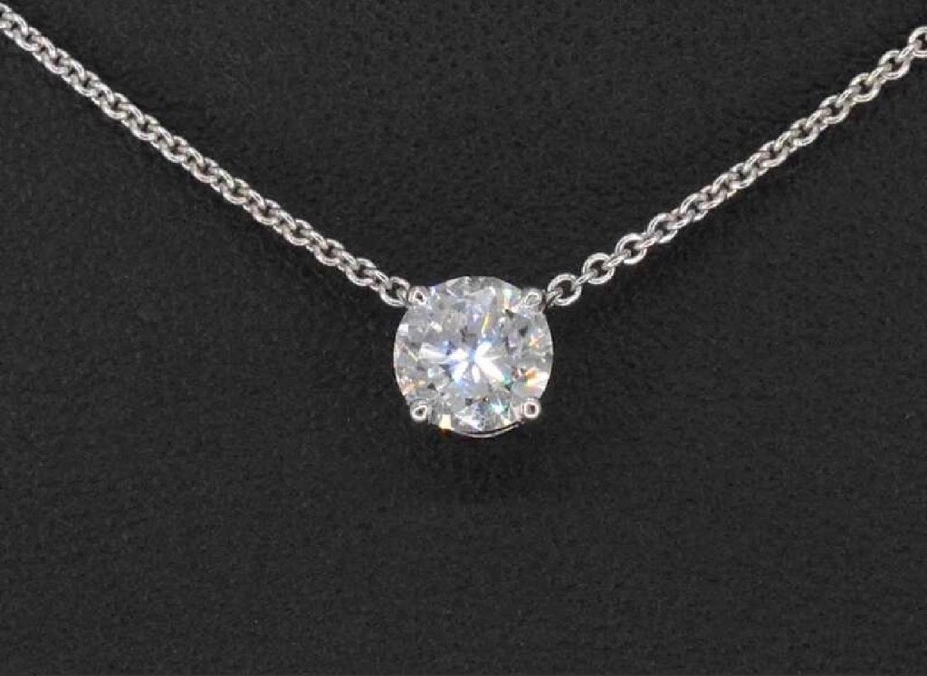 Diamanten collier, Handtassen en Accessoires, Kettingen, Nieuw, Goud, Wit, Ophalen of Verzenden