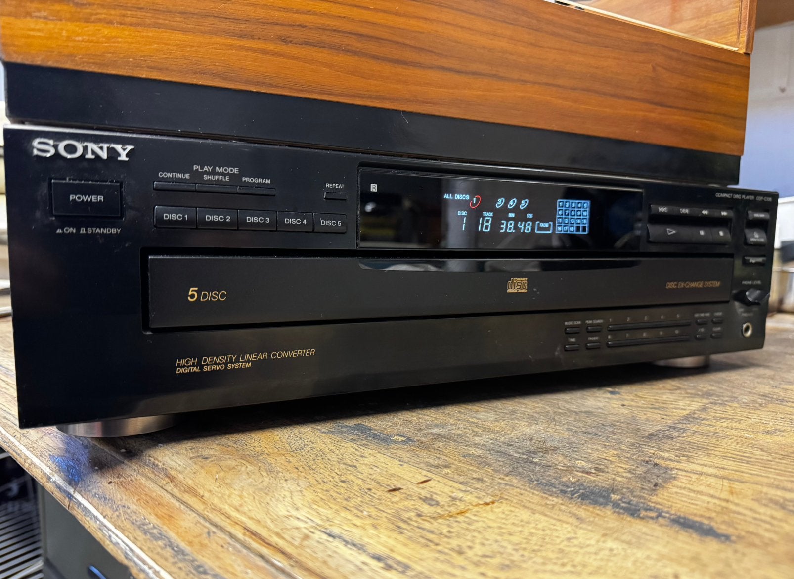 SONY 5-Disc, Audio, Tv en Foto, Cd-spelers, Ophalen of Verzenden, Zo goed als nieuw, Sony