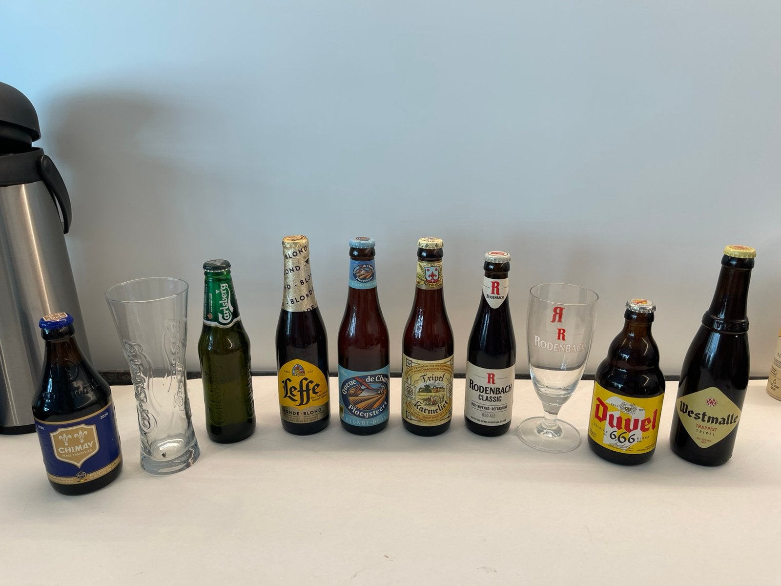Bier hoge gisting lot  Kelderbieren (10 Flessen + 4 Glazen), Verzamelen, Ophalen of Verzenden, Zo goed als nieuw, Duvel