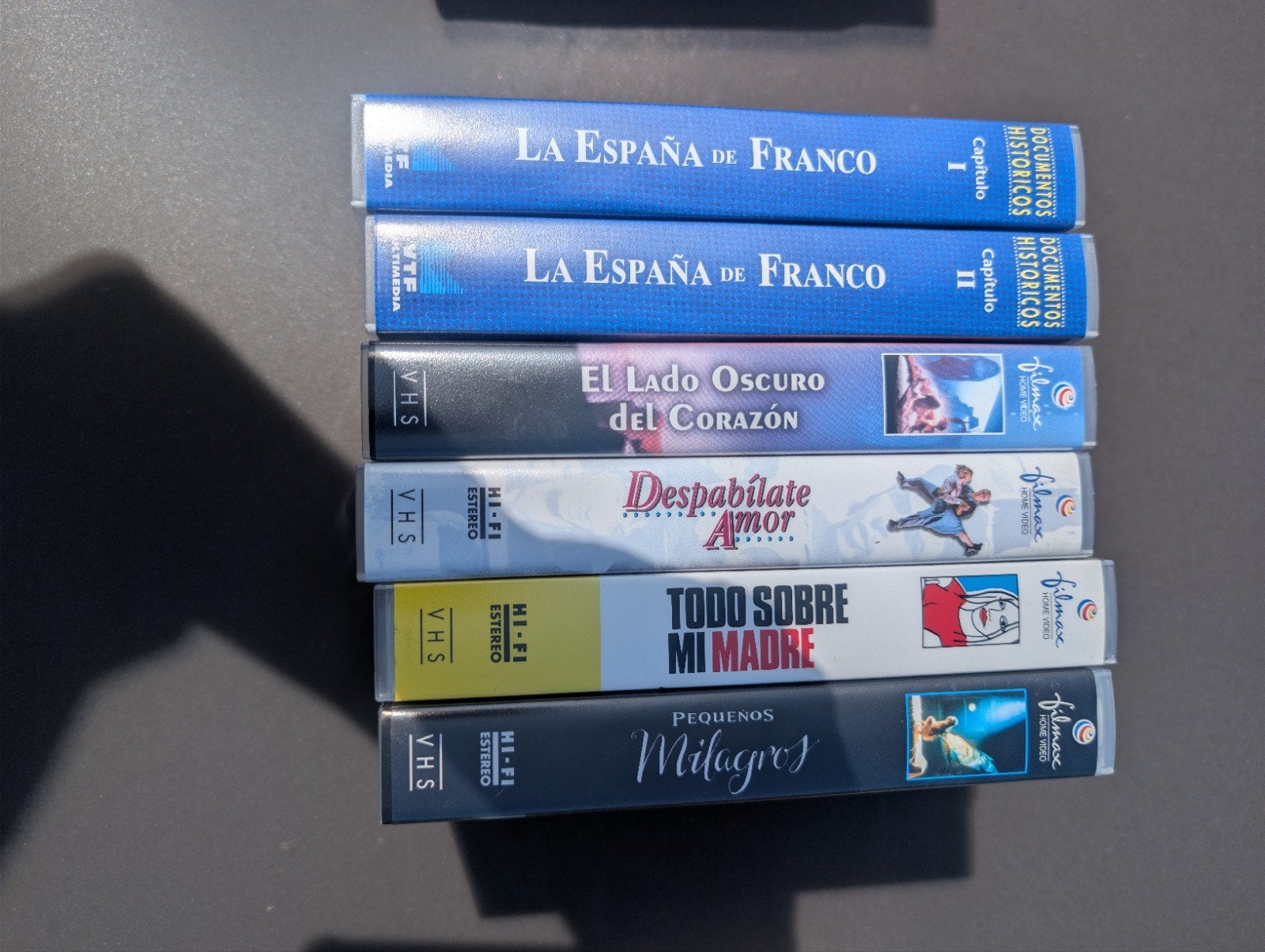 Spaanstalige VHS casettes, Cd's en Dvd's, VHS | Documentaire, Tv en Muziek, Ophalen, Spaans, Zo goed als nieuw, Documentaire