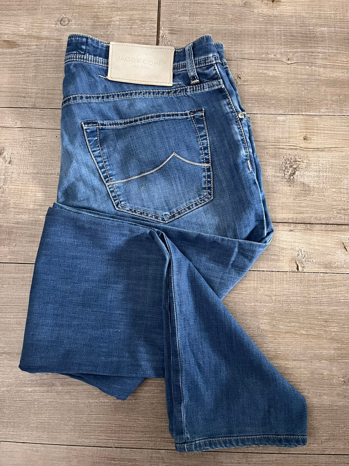 Jacob Cohen jeans size 34 type Nick slim, Enlèvement ou Envoi, Comme neuf, Bleu, W33 - W34 (confection 48/50)