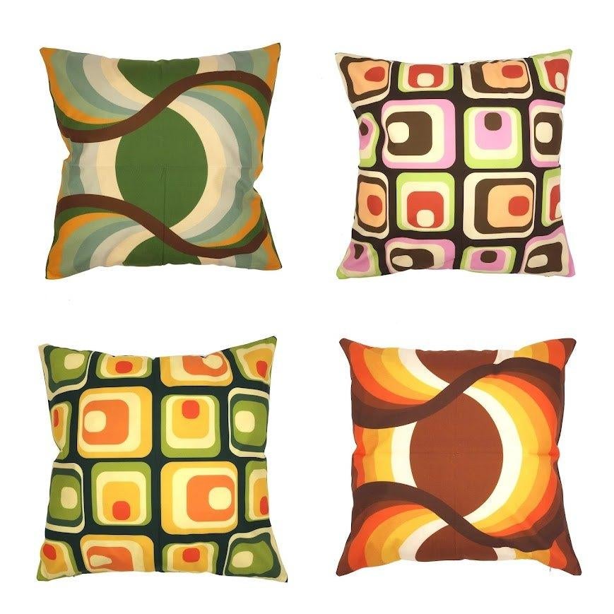 Retro vintage stijl kussenhoezen 45 x 45 cm diverse modellen, Huis en Inrichting, Woonaccessoires | Kussens, Verzenden, Nieuw