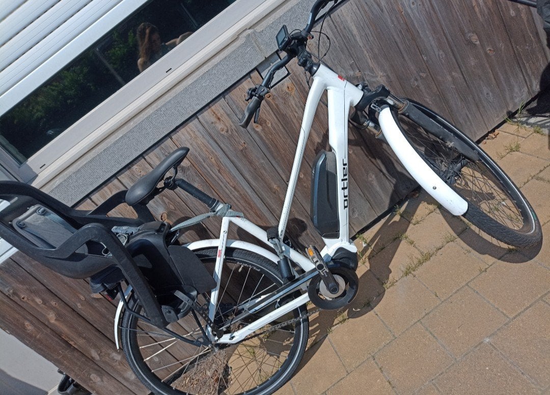 ELECTRISCHE FIETS met KINDERZITJE!, Ophalen, Gebruikt, Overige merken