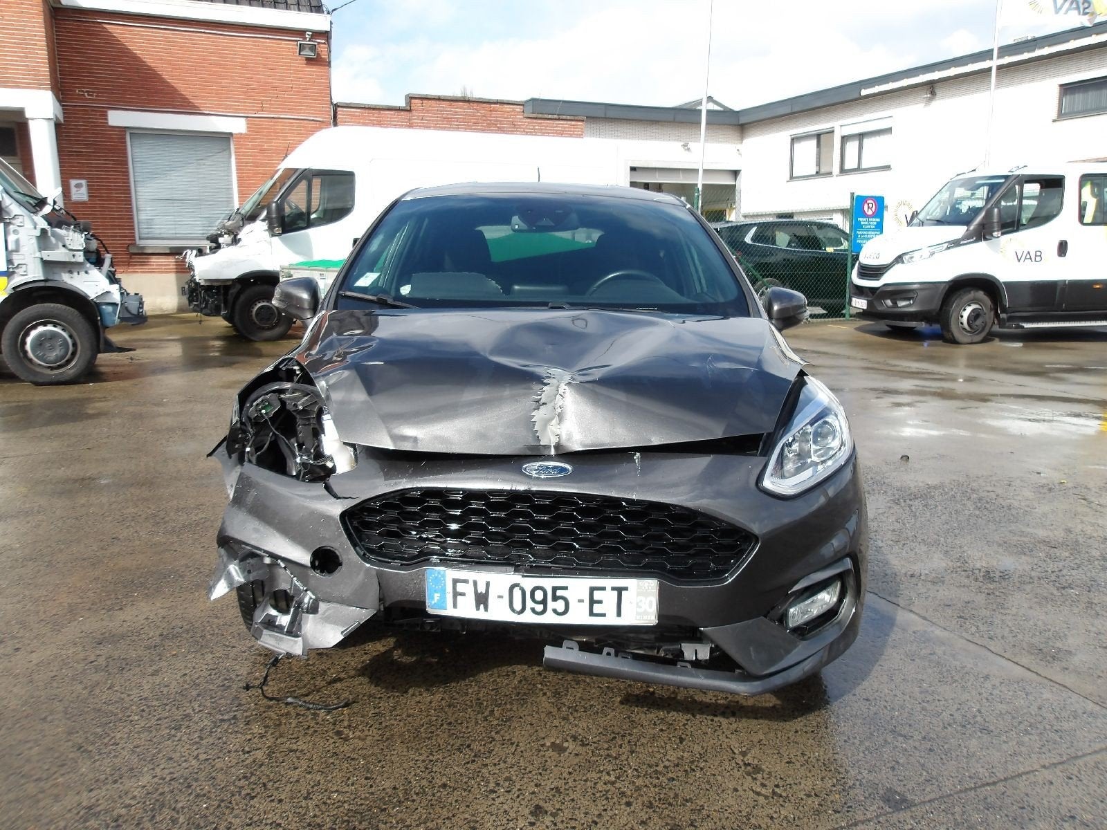 FORD FIESTA ST LINE BENZINE 12/20, Autos, Argent ou Gris, Achat, Entreprise, Boîte manuelle