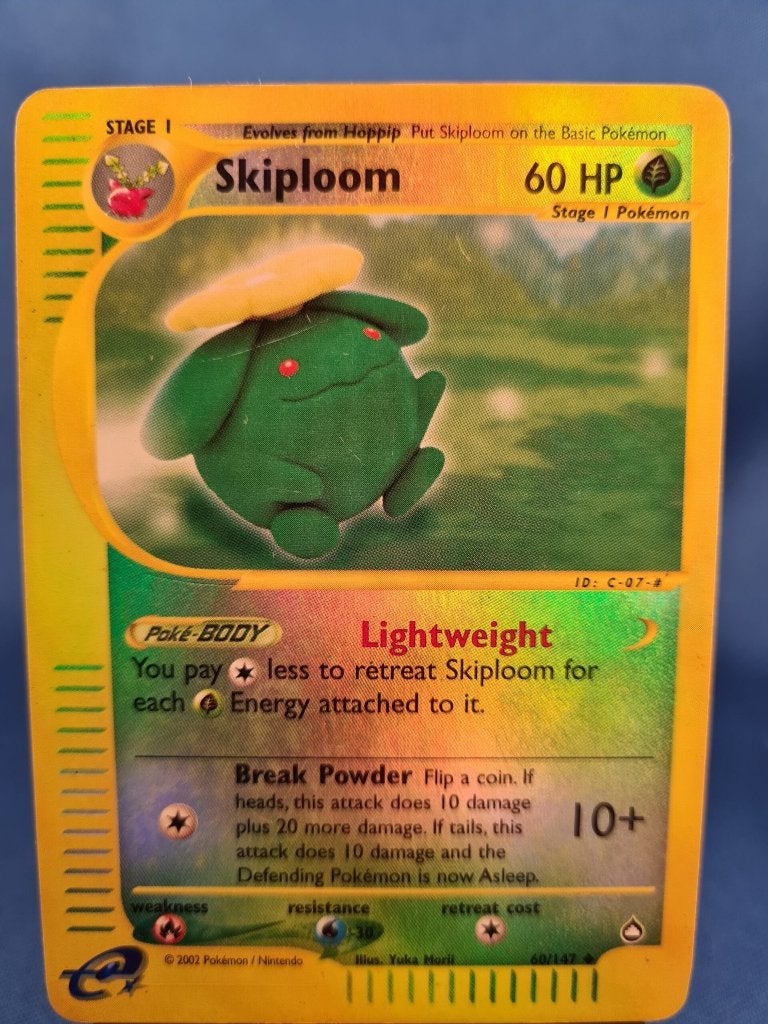Skiploom 60/147 - Aquapolis (Reverse Holo), Envoi, Utilisé