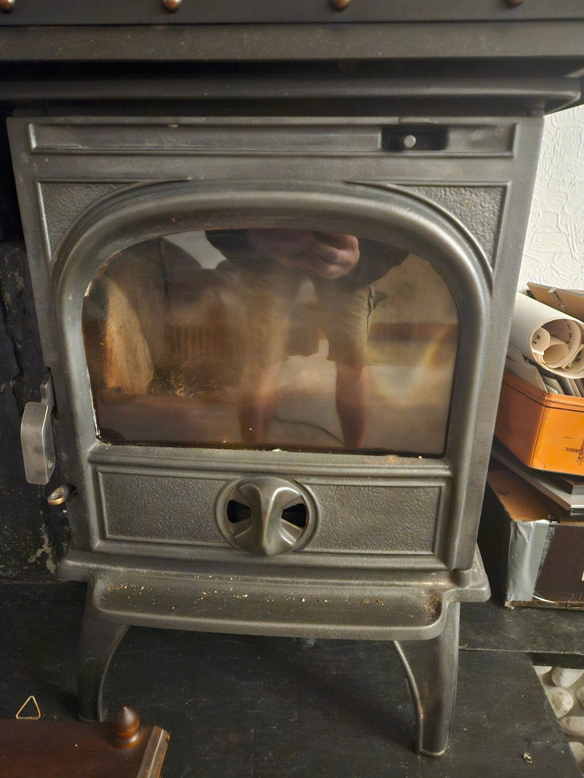 Dovre kachel 250, Ophalen, Gebruikt, Vrijstaand, Hout