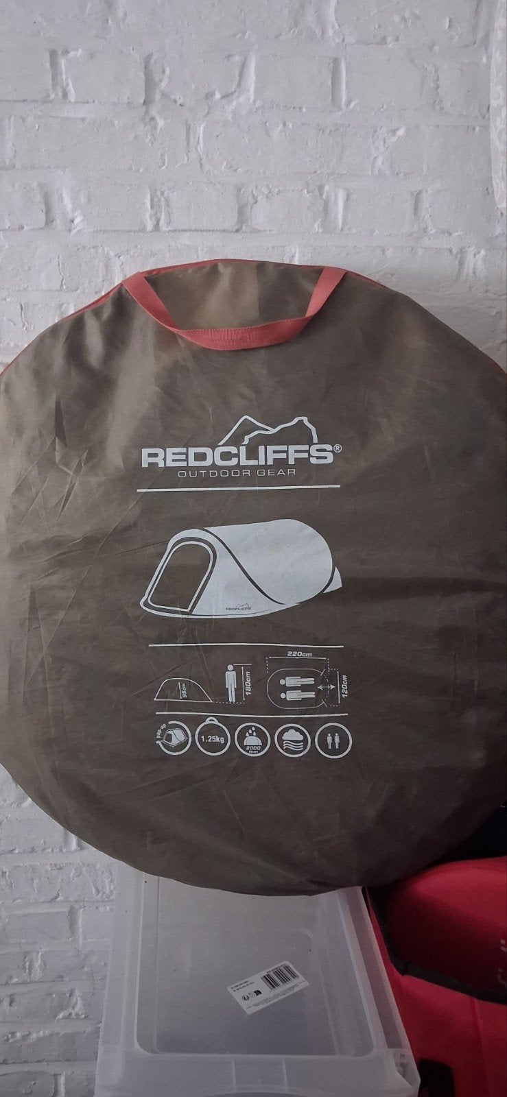 Popup tent., Caravans en Kamperen, Ophalen, Zo goed als nieuw, Tot en met 2