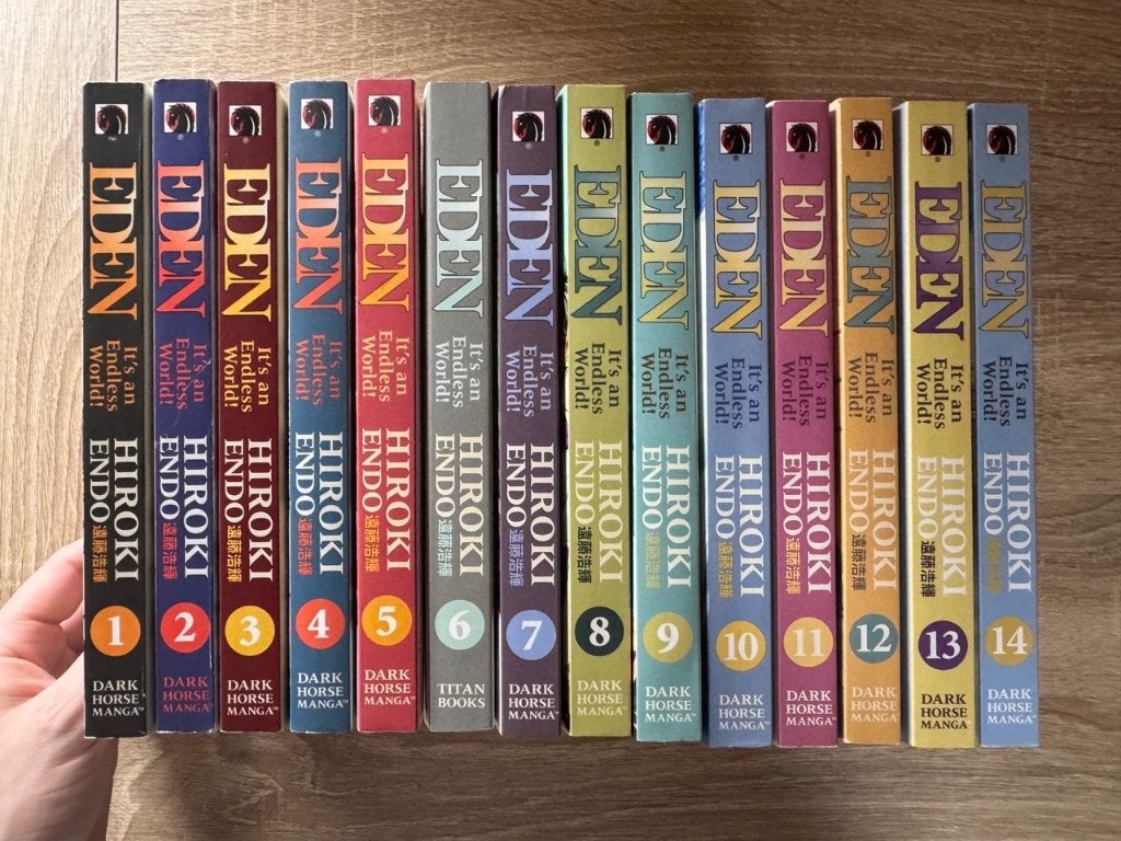 Eden manga compleet, Complete serie of reeks, Ophalen of Verzenden, Gelezen, Japan (Manga)