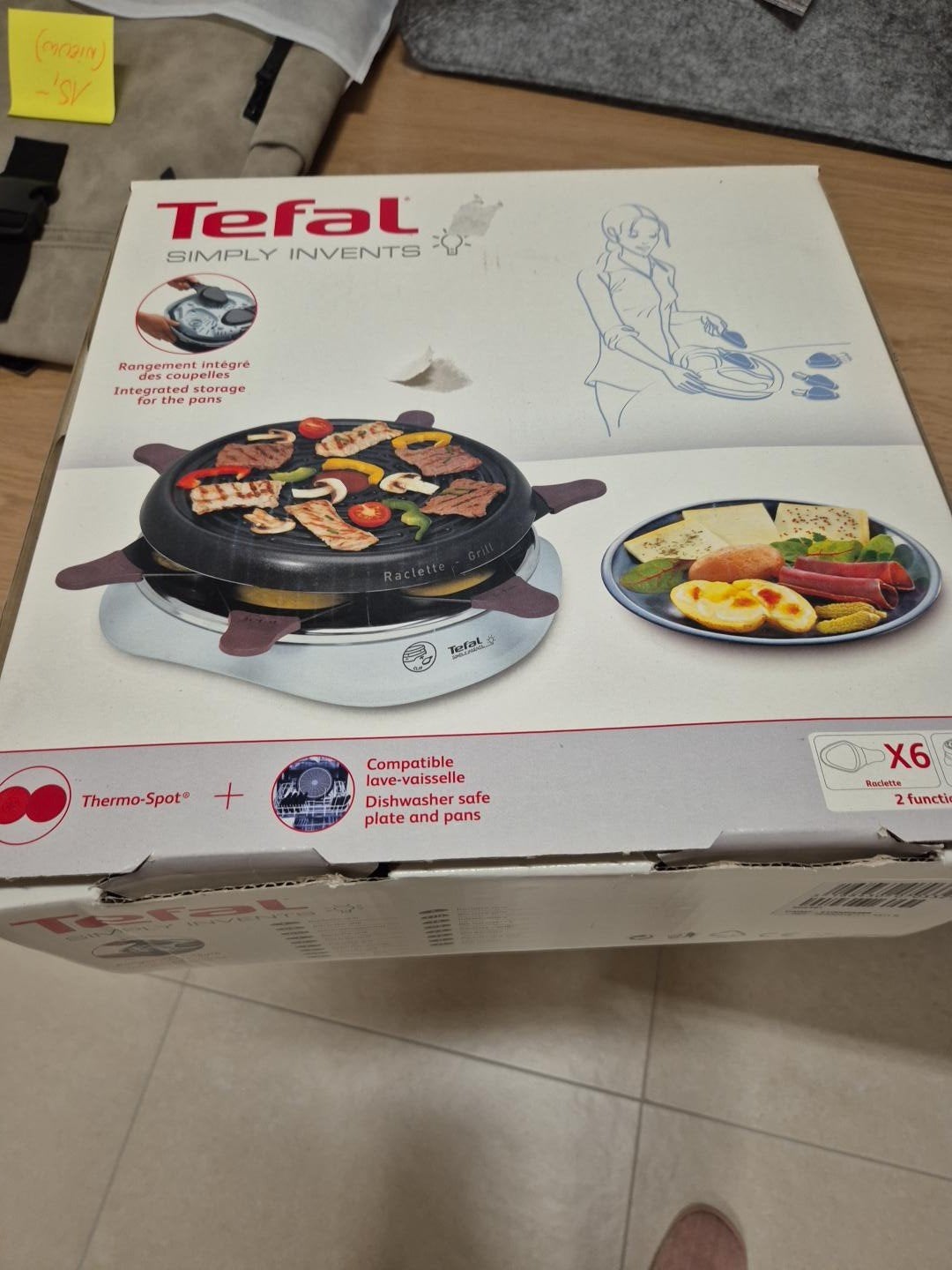 Tefal gourmet ongebruikt, Ophalen of Verzenden, Nieuw
