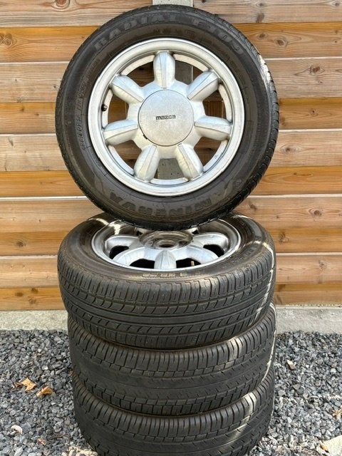 Mazda MX5 NA Set (4) originele velgen zonder schade!, Autos : Pièces & Accessoires, Pneus & Jantes, 14 pouces, Véhicule de tourisme