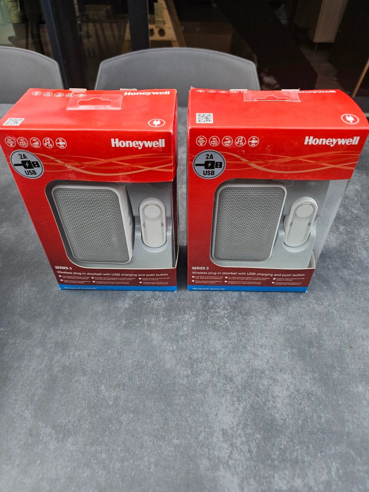 2x draadloze deurbel Honeywell, Ophalen of Verzenden