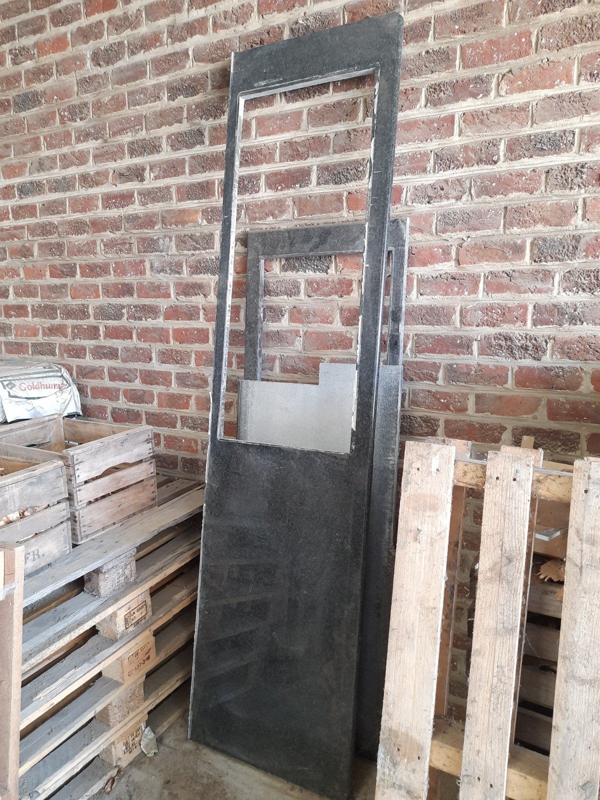 Granieten werkblad, Doe-het-zelf en Bouw, Ophalen, Gebruikt, Overige materialen, 20 tot 50 mm