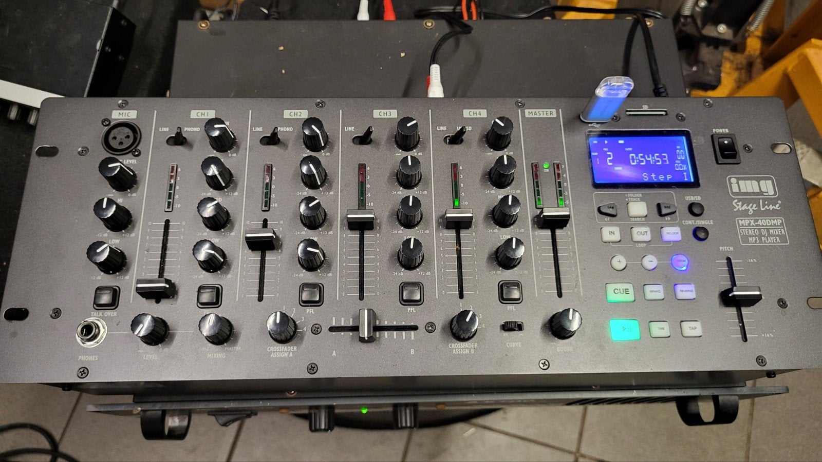 discobar, dj-set, muziekinstallatie, Muziek en Instrumenten, Ophalen, Gebruikt, Dj-set