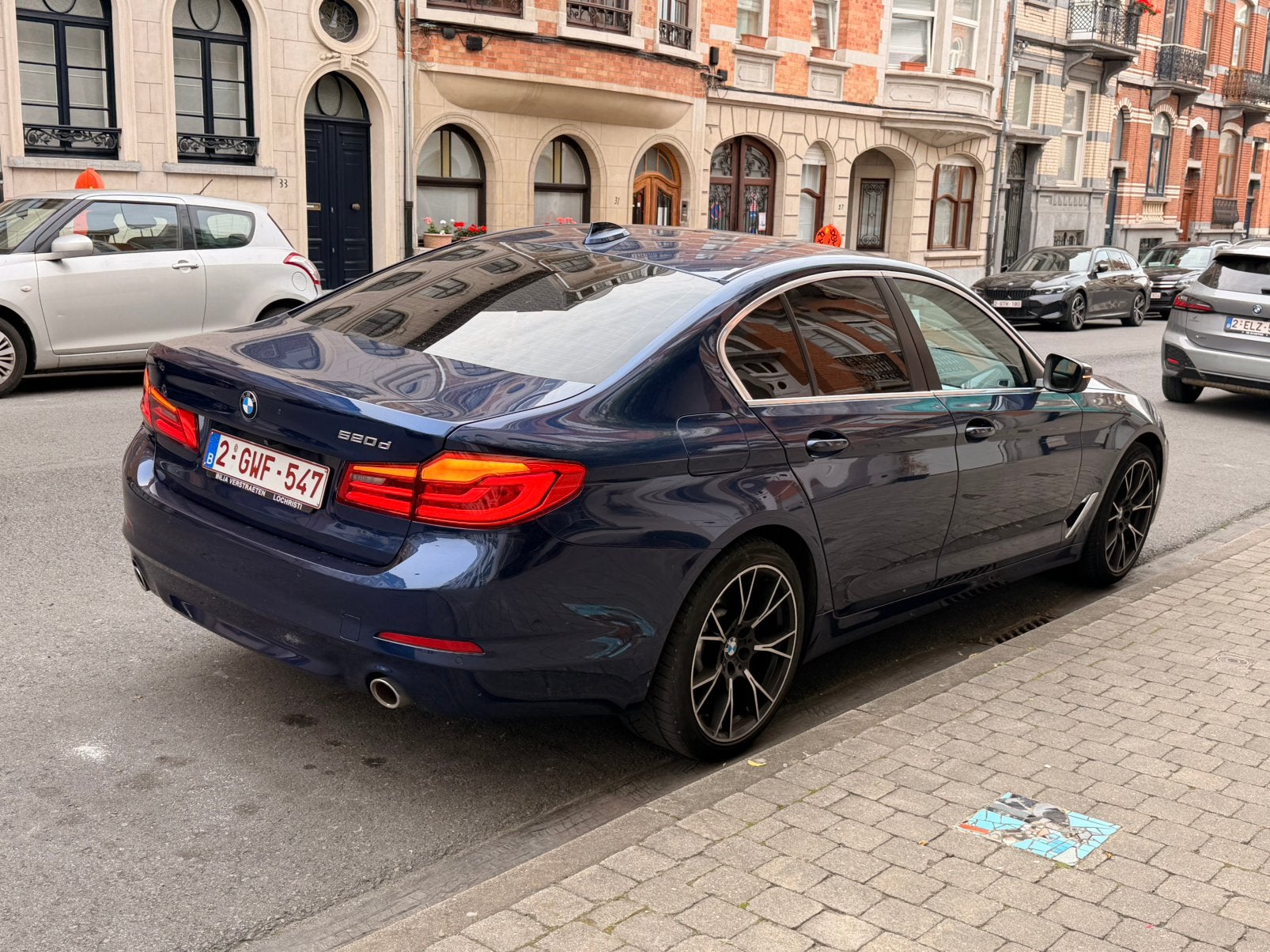 BMW 520D - G30 - 2019 - Euro 6D - 148,000KM, Cuir, Phares au xénon, 120 kW, Automatique