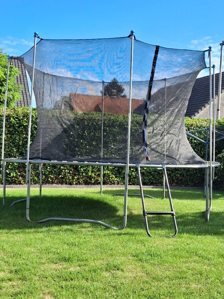 trampoline Ø 360cm met veiligheidsnet, Enlèvement, Utilisé