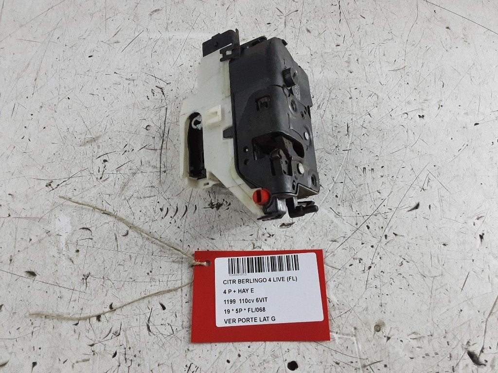 SERRURE DE PORTE GAUCHE Berlingo Multispace (1508N245J4), Citroën, Kontakt-citroen@citroen.com, Utilisé, Gauche