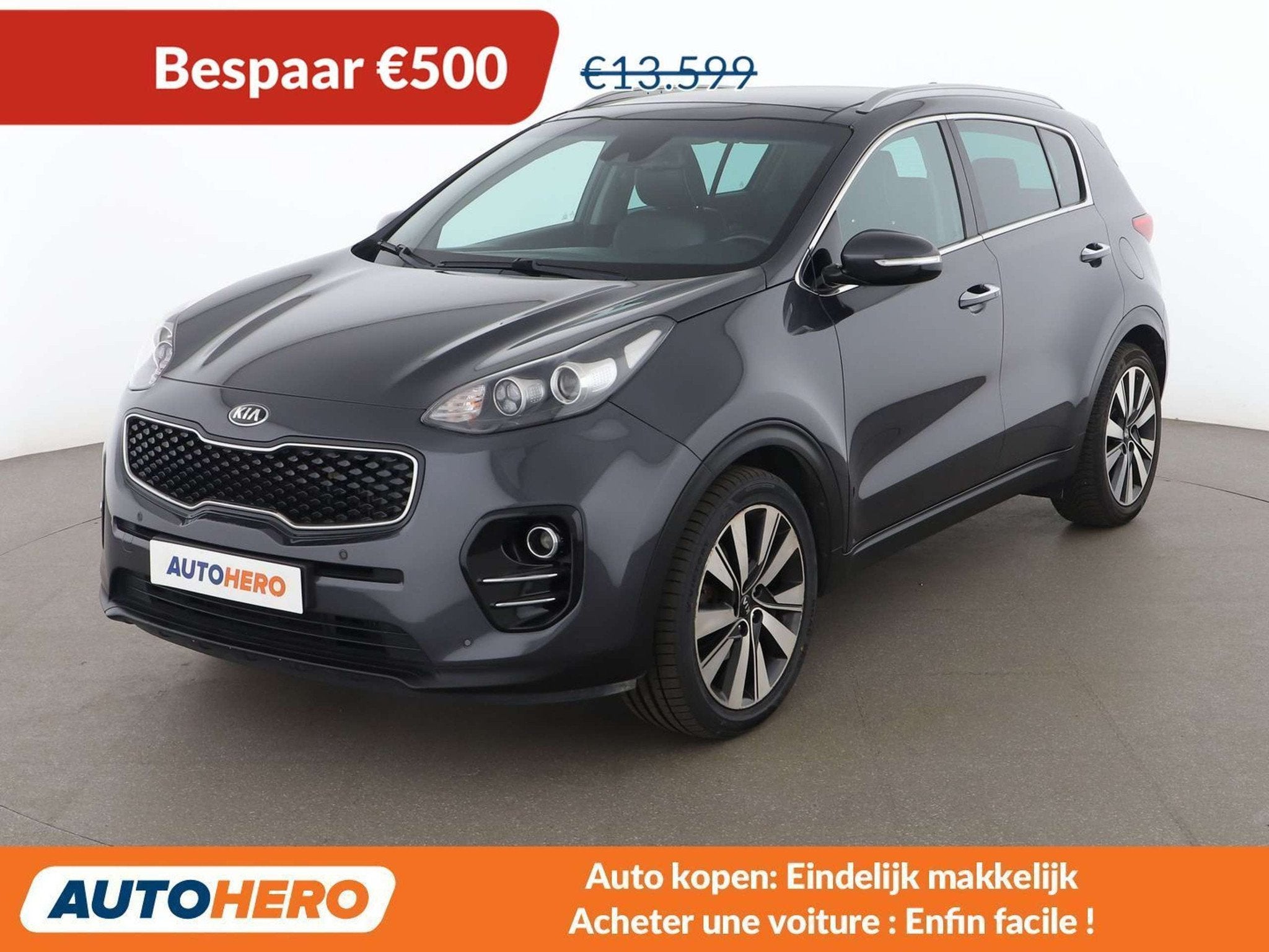 Kia Sportage 1.7 CRDi Vision 2WD (automatique), Autos, Kia, Argent ou Gris, Achat, 129 g/km, 5 portes