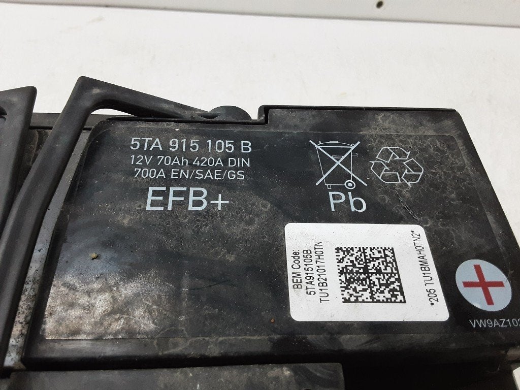 ACCU (5TA915105B), Auto-onderdelen, Audi AG, Gebruikt, Info@audi.de, Auto-Union-Straße  1,
85057  Ingolstadt, DE