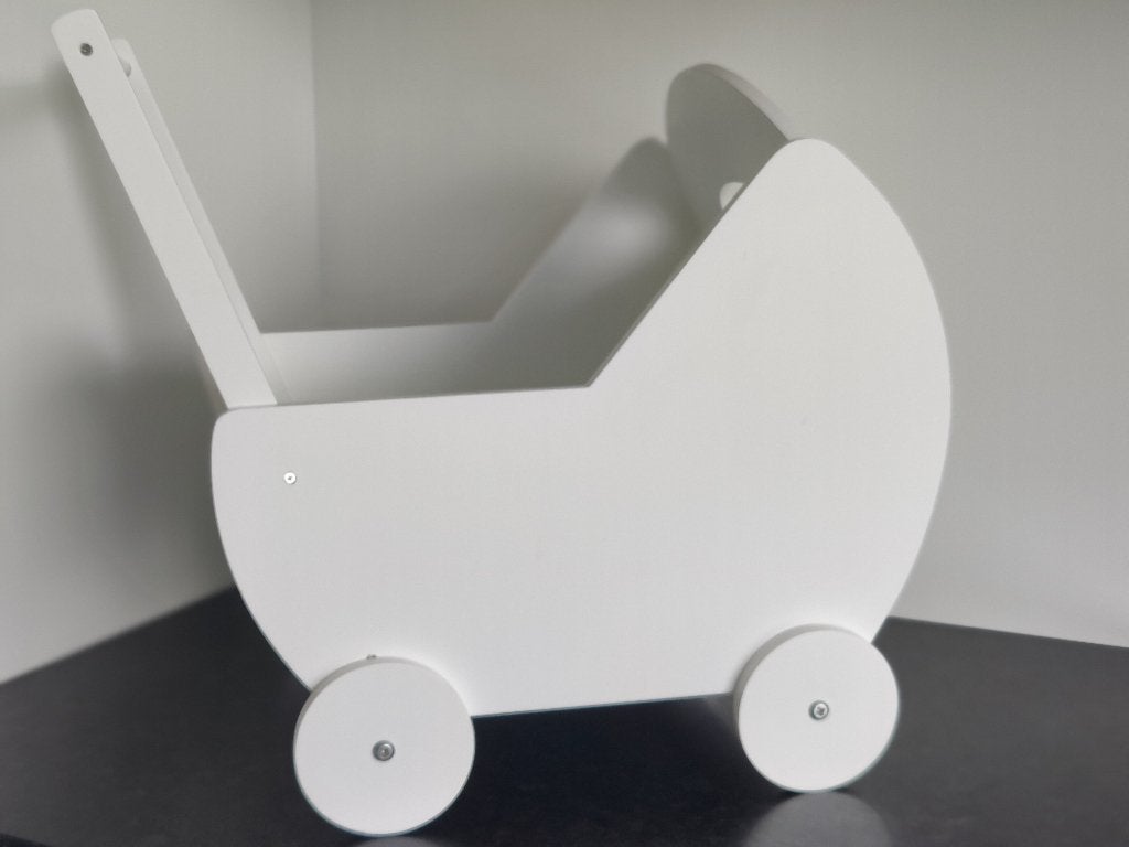 Doopsuiker presentatie - wandelwagen wit, Enlèvement, Neuf, Tableau de naissance