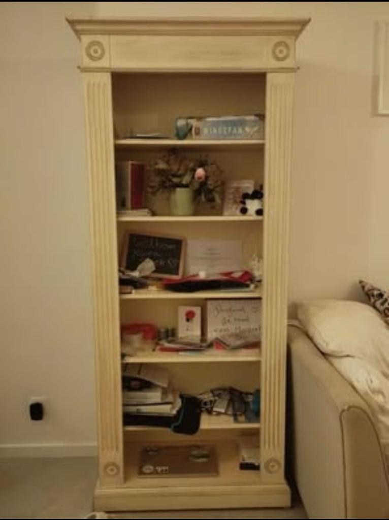 Mooie houten kast, Ophalen, Met plank(en), 50 tot 100 cm, 150 tot 200 cm