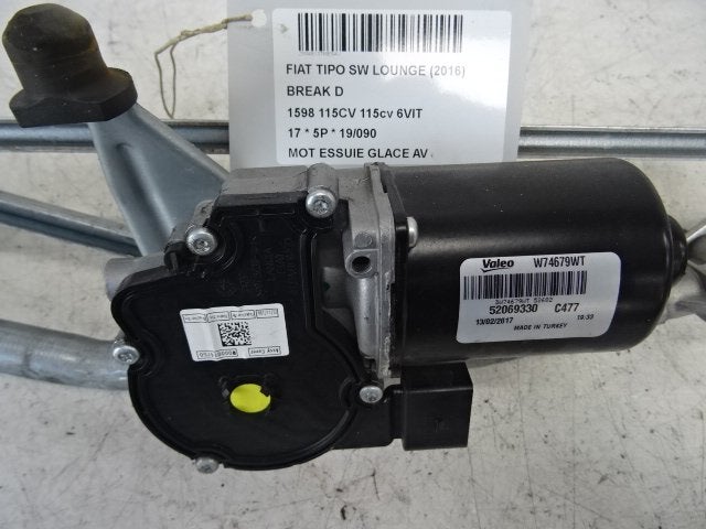 MOTEUR ESSUIE-GLACE AVANT Tipo (356W / 357W) (488420742534), Utilisé, Fiat