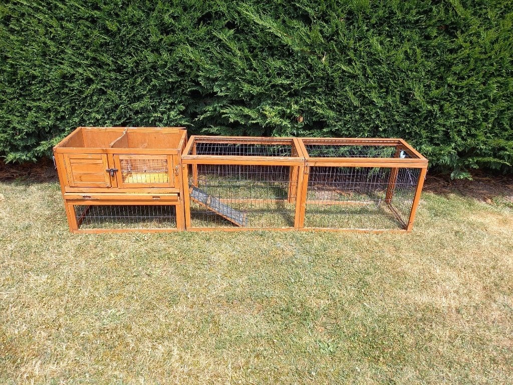 Clapier lapin + parc, Ophalen, Kooi, 60 tot 90 cm, Konijn
