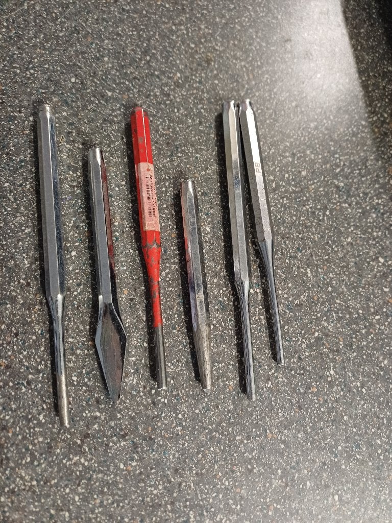 TE KOOP DOORSLAGERS BOOR RUIMER TANG HAMER, Ophalen, Gebruikt, Hamer