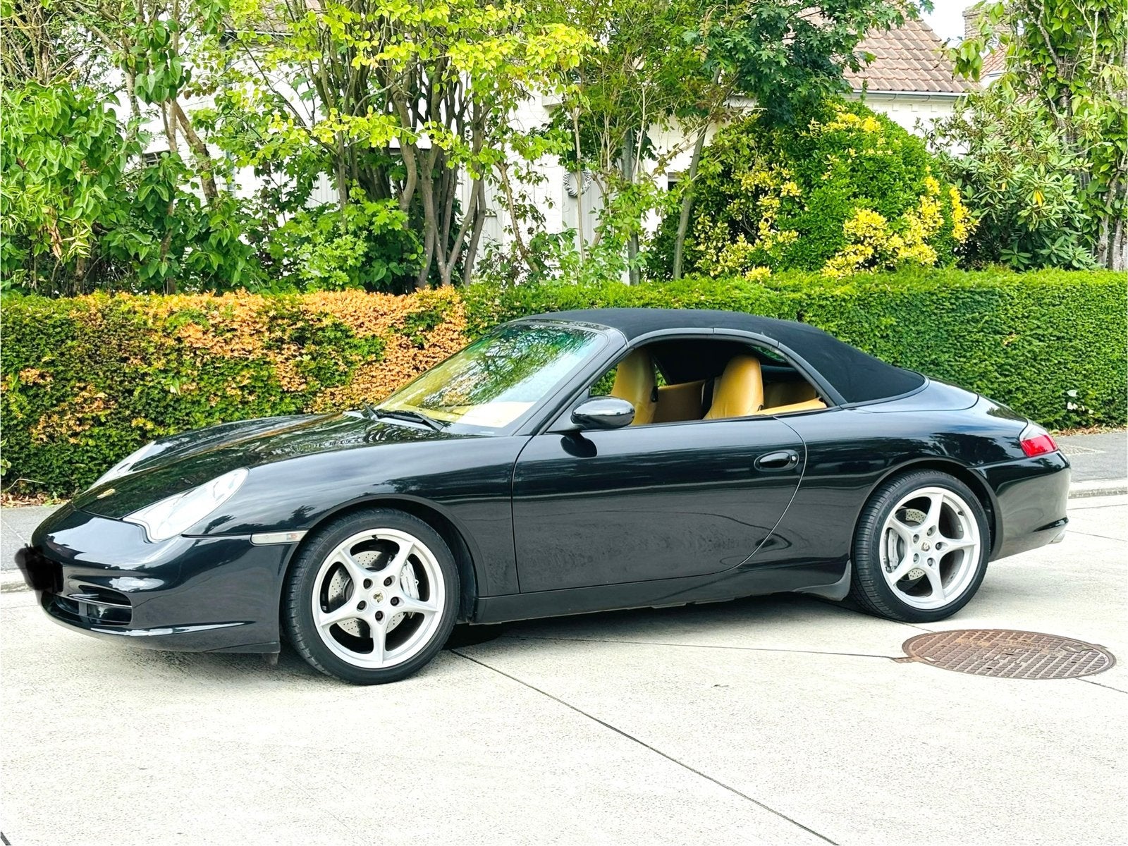PORSCHE 996 CARRERA 4 CABRIO 3.6 AUTOMAAT HARD TOP 105000KM, Autos, Cuir, Achat, Beige, Cabriolet