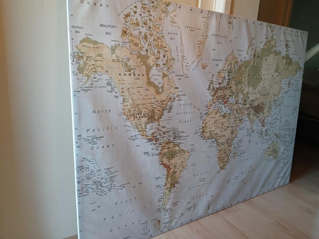 Wereldkaart Ikea, Huis en Inrichting, Ophalen