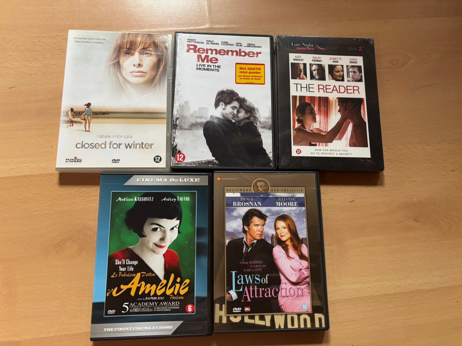 5 DVD - titres variés, Envoi, Utilisé