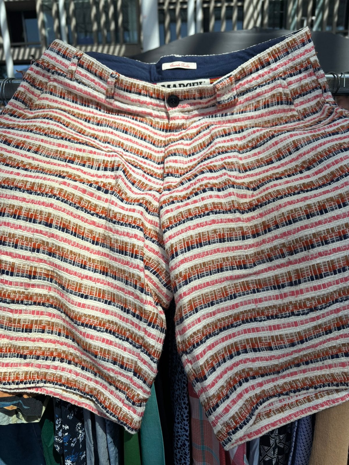 Kleurrijke bermuda Le Fabuleux Marcel de Bruxelles L, Vêtements | Hommes, Enlèvement ou Envoi, Porté, Taille 52/54 (L)