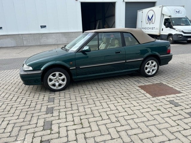 Rover 216 cabrio oldtimer in uitstekende staat, Auto's, Rover, Beige, Cabriolet, 1600 cc