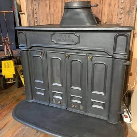 Poêle, Maison & Meubles, Comme neuf, Enlèvement, Bois, Autoportant
