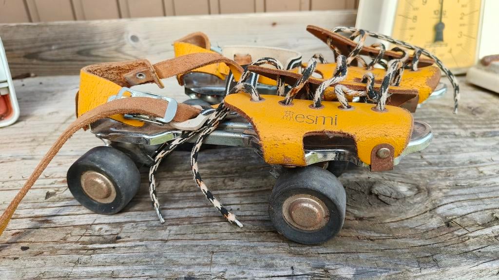 Vintage rolschaatsen, Antiek en Kunst, Ophalen of Verzenden