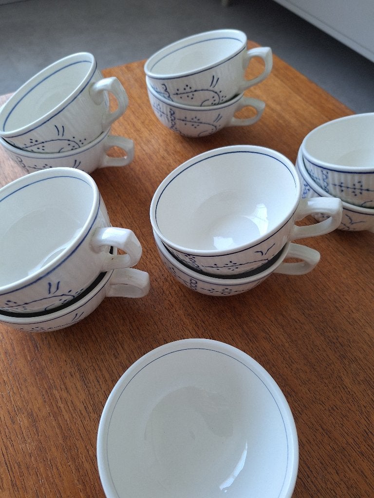 Boch Copenhague koffietassen - 11 stuks - ongebruikt, Ophalen of Verzenden