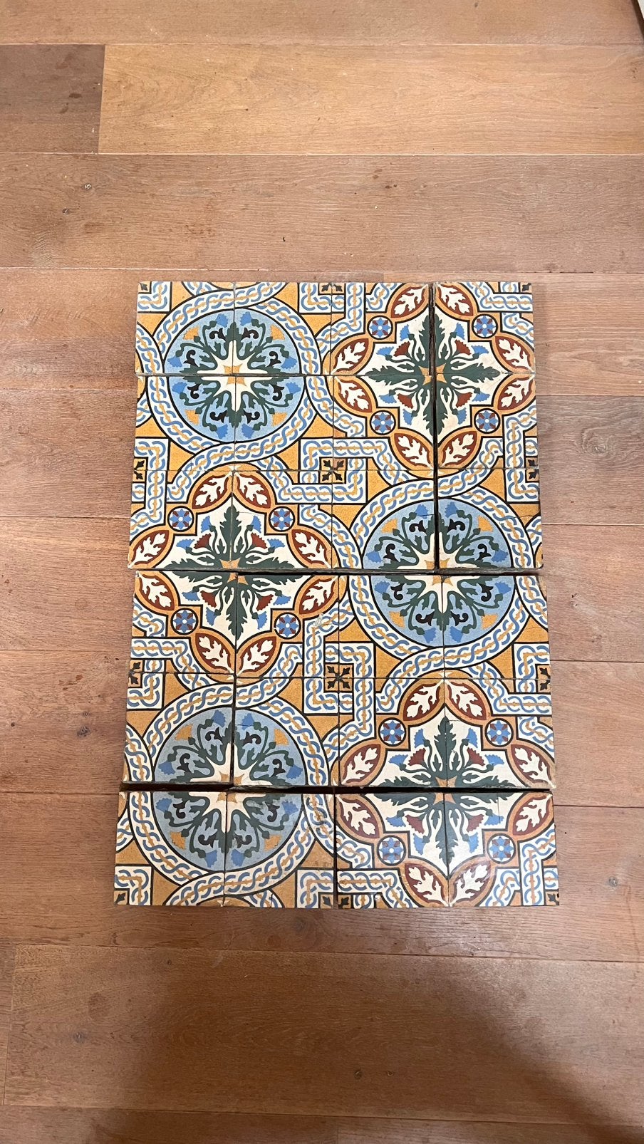 Antiek keramische vloertegels (circa 700 stuks), Ophalen, Gebruikt, Keramiek, Minder dan 20 cm