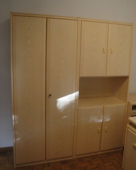 Meubelen bureautafel met kastjes PC tafel bureaukast, Ophalen, Gebruikt, Overige houtsoorten, Met deur(en)
