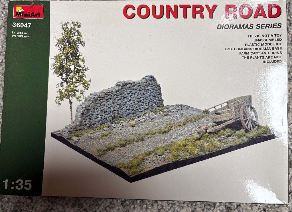 Miniart 36047 Country Roads, Ophalen of Verzenden, Nieuw, 1:35 tot 1:50, Diorama
