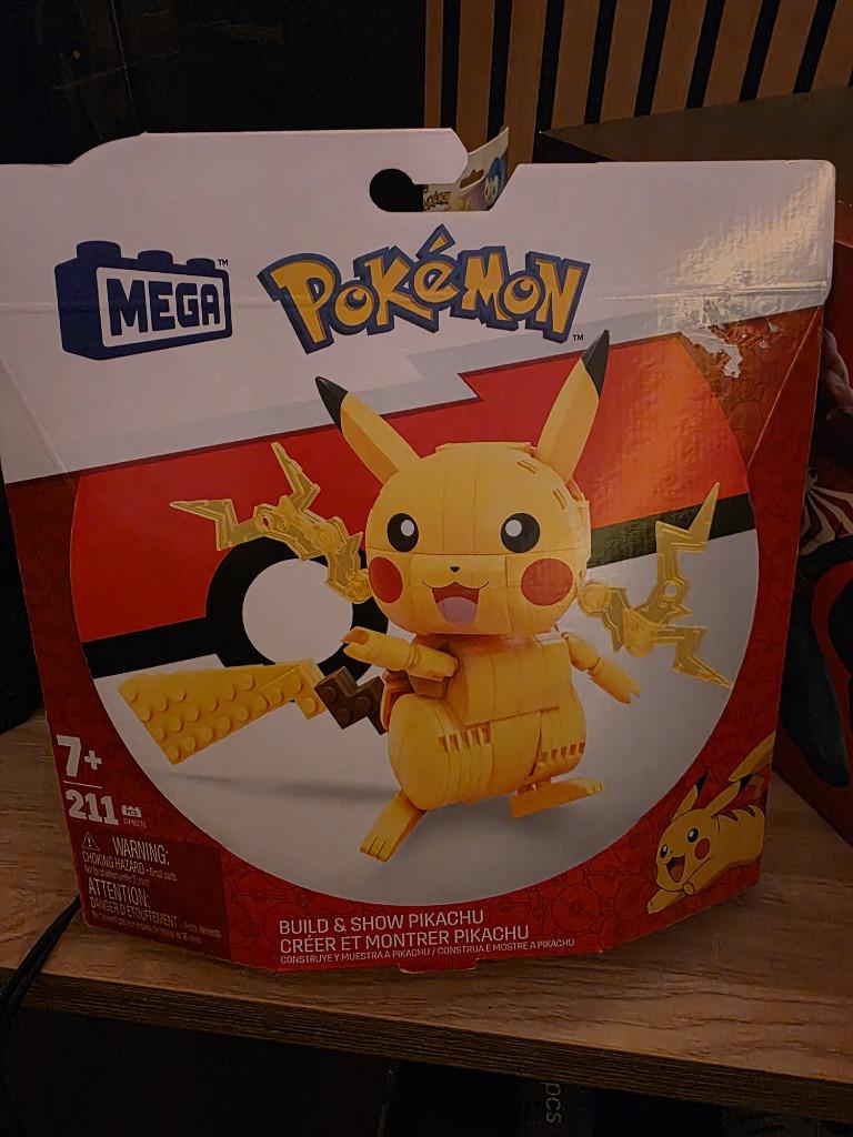 Mega Pokémon Build & Show Pikachu bouwset, Ophalen, Nieuw